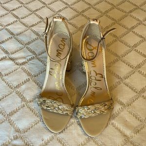 Sam Edelman Braided Block Heel Sandal, size 10, new
